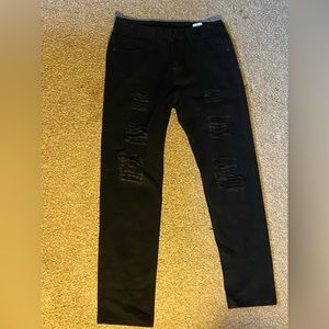 Black Ripped Jeans